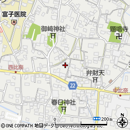 静岡県富士市比奈1036周辺の地図