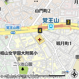 覚王山フランテ周辺の地図