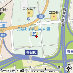 兵庫県丹波市春日町七日市747周辺の地図