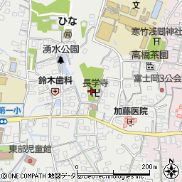 長学寺周辺の地図