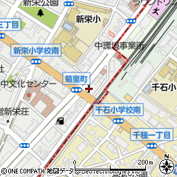 リパーク新栄３丁目第２駐車場周辺の地図