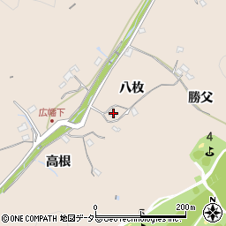 愛知県豊田市広幡町（八枚）周辺の地図