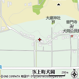 兵庫県丹波市氷上町犬岡11周辺の地図