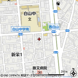愛知県名古屋市中区新栄1丁目20-9周辺の地図
