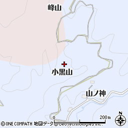 愛知県豊田市久木町小黒山周辺の地図
