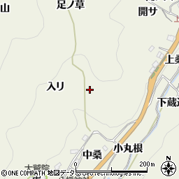 愛知県豊田市新盛町（入リ）周辺の地図