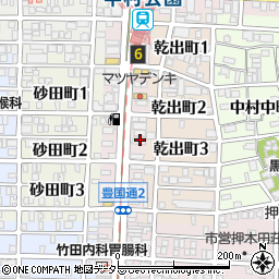 小西雅司ダンススタジオ　豊国通り校周辺の地図