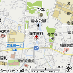静岡県富士市比奈1496周辺の地図