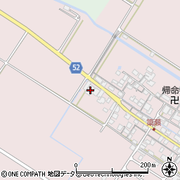 滋賀県東近江市五個荘簗瀬町848周辺の地図