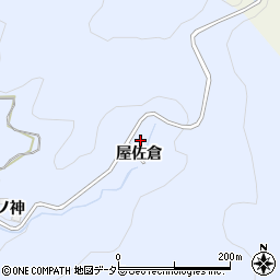 愛知県豊田市久木町（屋佐倉）周辺の地図