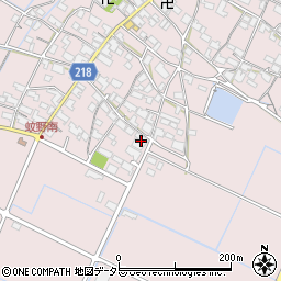 滋賀県愛知郡愛荘町蚊野1355周辺の地図
