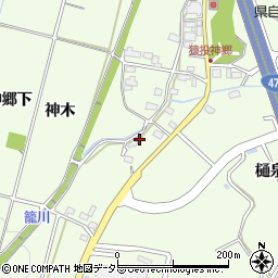 愛知県豊田市猿投町樋泉周辺の地図