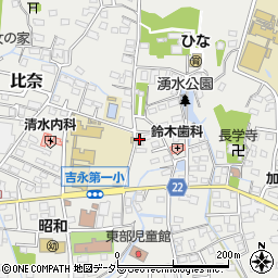 静岡県富士市比奈1482周辺の地図
