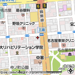 吉野家三蔵通伏見店周辺の地図