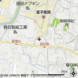 静岡県富士市比奈855周辺の地図