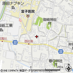 静岡県富士市比奈1050周辺の地図