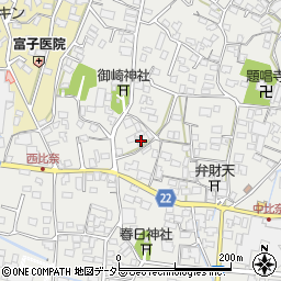 静岡県富士市比奈1180周辺の地図