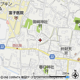 静岡県富士市比奈1178周辺の地図