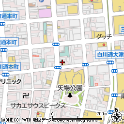 餃子のネオ大衆酒場ニューカムラ 栄プリンセス大通り店周辺の地図