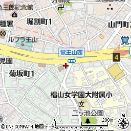 ドミール覚王山周辺の地図