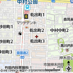 朝日工業中部支社周辺の地図