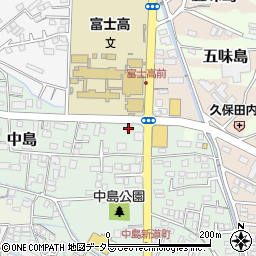 ジョイス富士中島店周辺の地図