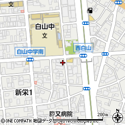 愛知県名古屋市中区新栄1丁目20-7周辺の地図