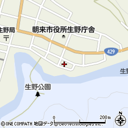 兵庫県朝来市生野町口銀谷666周辺の地図