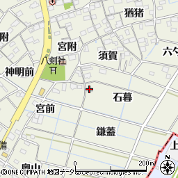 愛知県あま市七宝町桂石暮周辺の地図