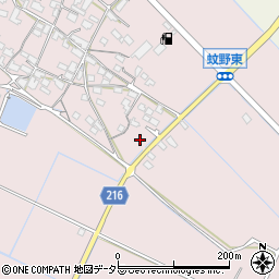 滋賀県愛知郡愛荘町蚊野512-26周辺の地図