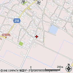 滋賀県愛知郡愛荘町蚊野1402周辺の地図