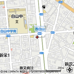 現代ハウス新栄周辺の地図