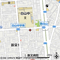 愛知県名古屋市中区新栄1丁目20-2周辺の地図