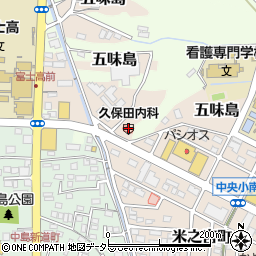 久保田内科クリニック周辺の地図