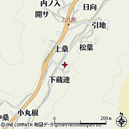 愛知県豊田市新盛町下蔵連周辺の地図