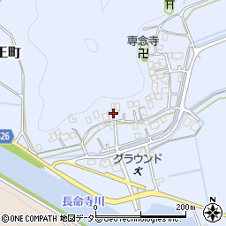 滋賀県近江八幡市白王町周辺の地図