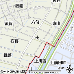 愛知県あま市七宝町桂六勺38周辺の地図