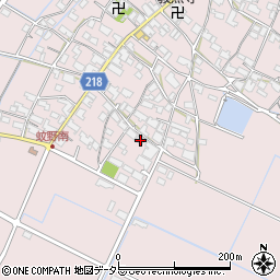 滋賀県愛知郡愛荘町蚊野1353周辺の地図