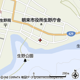 兵庫県朝来市生野町口銀谷665周辺の地図
