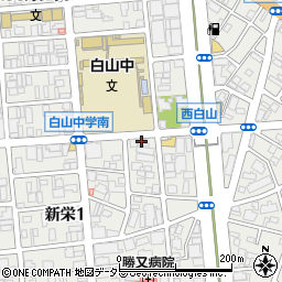 愛知県名古屋市中区新栄1丁目20-3周辺の地図