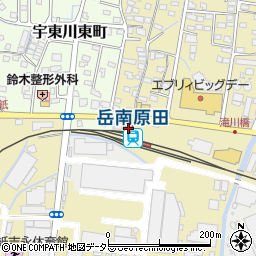 静岡県富士市周辺の地図