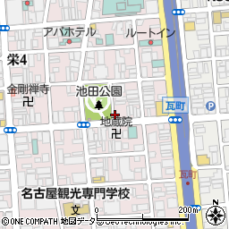 名鉄協商池田公園第２駐車場周辺の地図