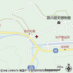 島根県雲南市吉田町吉田2407周辺の地図