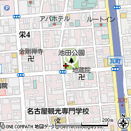 愛知県名古屋市中区栄4丁目19周辺の地図