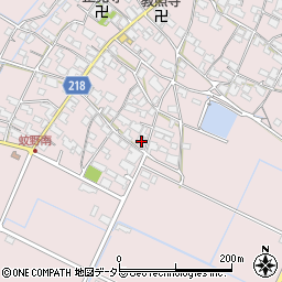 滋賀県愛知郡愛荘町蚊野1358周辺の地図