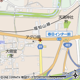 下野村周辺の地図