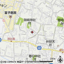 静岡県富士市比奈1173周辺の地図