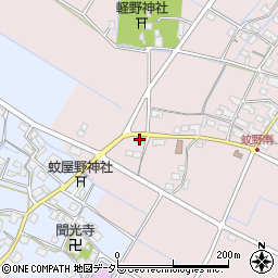滋賀県愛知郡愛荘町蚊野2378周辺の地図