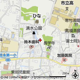 静岡県富士市比奈1571周辺の地図