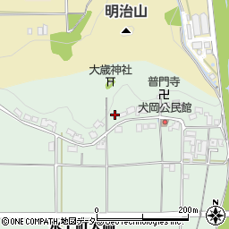 兵庫県丹波市氷上町犬岡22周辺の地図
